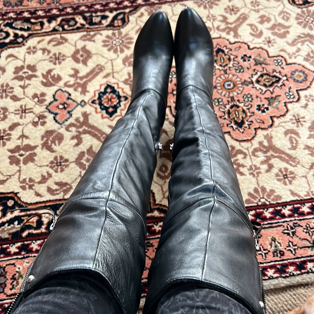 Leather Over The Knee Boots